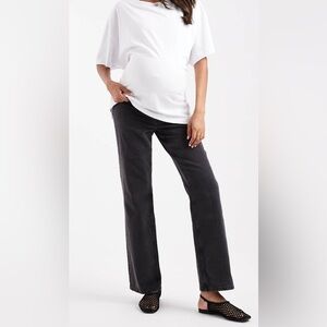 ASOS Maternity Black Straight Leg Jeans